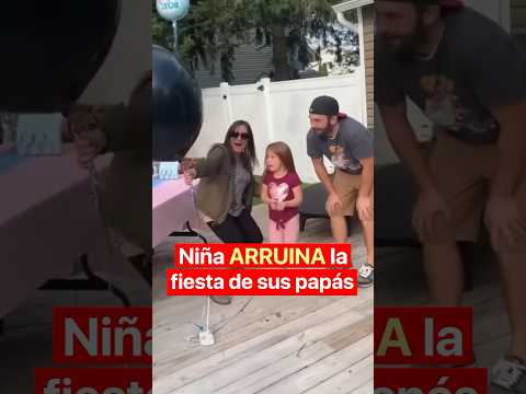 Niña ARRUINÓ la fiesta de sus PAPÁS 😱 GENDER REVEAL FAIL