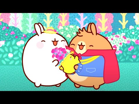 Molang 💚 Hoa hồng 💚 Phim Hoạt Hình Vui Nhộn Cho Trẻ Em