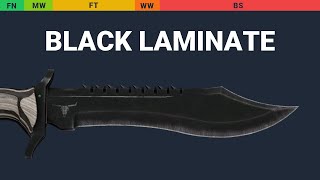 Bowie Knife Black Laminate Wear Preview