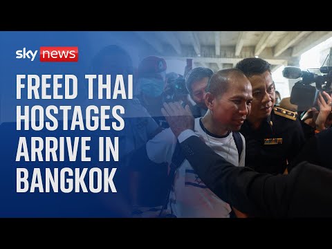 Thai hostages freed by Hamas arrive in Bangkok | Israel-Hamas war