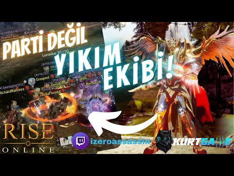 THUNDER DROBU 🔥 PK, FARM, CHILL CFW, BOSSES | YAYIN KESİTLERİ | Rise Online