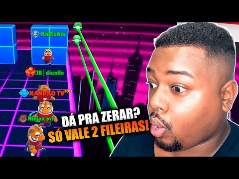 😱 BLOCKDASH SÓ COM 2 FILEIRAS! ZERAMOS? MODO IMPOSSIVEL 🔥 ‹ XandaoTV ›