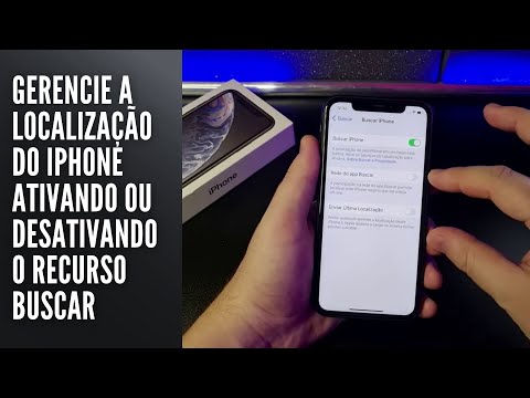 Gerencie a localização do iPhone (Ativar ou Desativar o BUSCAR)