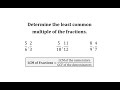 Understanding Least Common Multiple of Fractions