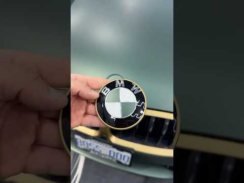 BMW M850i inspired by the M8 Launch Edition, wrapped in Matte Metallic Pine Green with gold accents