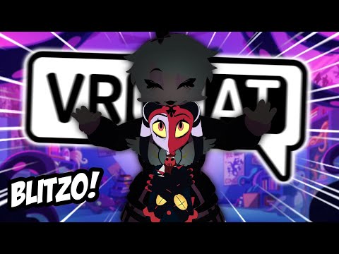 BLITZO HIDES FROM EMBERLYNN IN VRCHAT! | Funny VRCHAT Moments