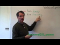 Verbs of Perception Overview
