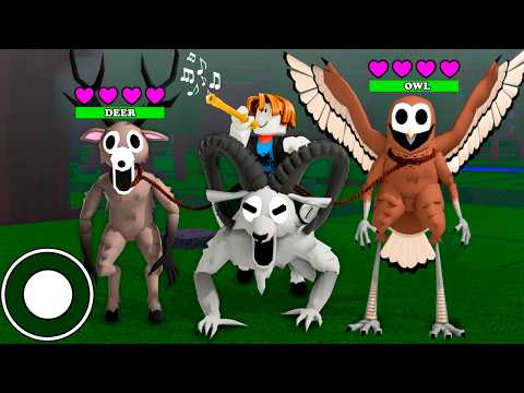 I tamed DEER, RAM AND OWL in 99 Nights in the Forest