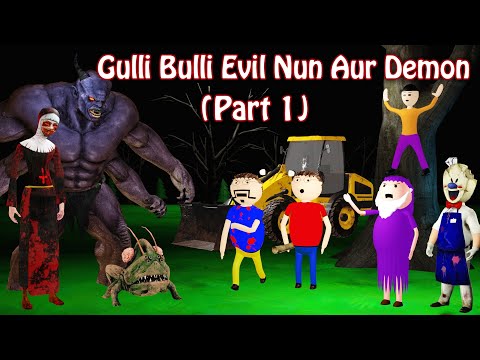 Gulli Bulli Evil Nun Aur Demon Part 1 | Gulli Bulli Cartoon | Horror Story| Gulli Bulli Baba Cartoon