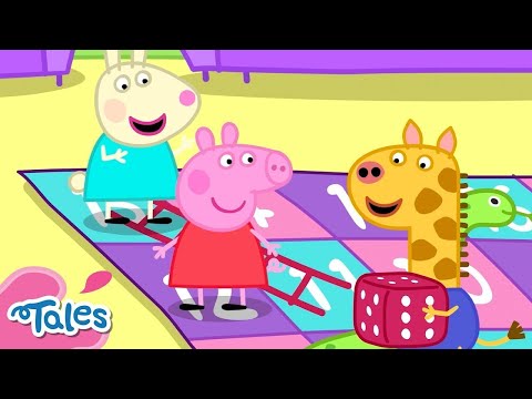 Peppa And Friends Play Snakes And Ladders! 🐍 | Cartoons for Kids | Full Episode | Peppa Pig Tales