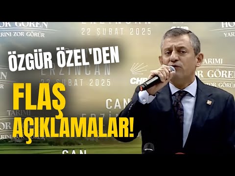 Özgür Özel'den FLAŞ Açıklamalar! Erzincan Buluşmasında Halk Tv Hakkında Ne Dedi=?