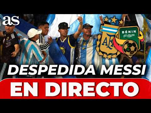 EN DIRECTO, DESPEDIDA MESSI: LLEGADA de los HINCHAS ARGENTINOS al MONUMENTAL