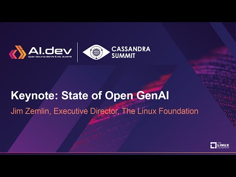Keynote: State of Open GenAI - Jim Zemlin, Executive Director, The Linux Foundation