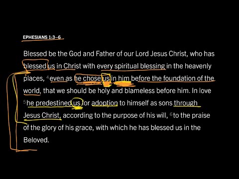 Ephesians 1:3–6 // Part 5 // Did God Really Choose Individuals to Be Saved?