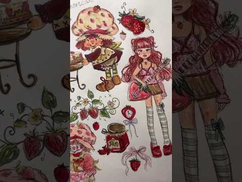 Drawing Strawberry Shortcake 🍰🍓