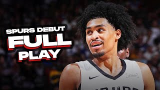 Dylan Harper Spurs Summer League Debut | Full Play | July 12, 2025