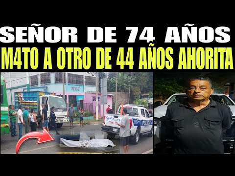 A PLENA LUZ DEL DIA SEÑOR DE 74 AÑOS M4T4 A OTRO DE 44 AÑOS RAPIDAMENTE LO ENCONTRARON Y CAPTURAR0N