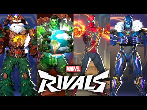 Marvel Rivals - All Characters & Emotes Showcase 2024 (4K 60FPS)