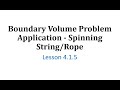 Understanding the Dynamics of a Spinning String