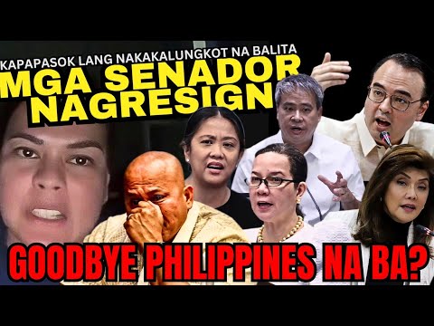 NAKAKAGULAT! ANG GULO NA! Mga Senador NagsipagRESIGN SA PWESTO
