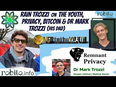 Rain Trozzi on the youth, privacy, Bitcoin & Dr Mark Trozzi (his dad)
