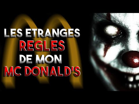 Les étranges règles de mon McDonald's - Creepypasta FR