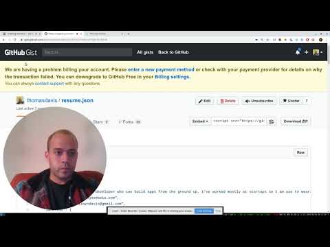 JSON Resume - Getting started