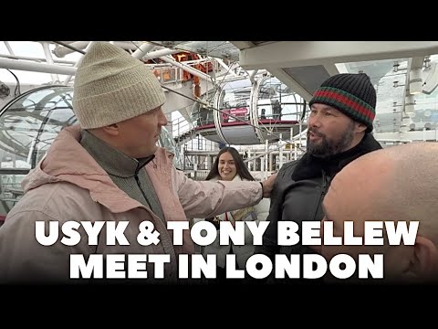 Oleksandr Usyk FACE TO FACE with Tony Bellew IN LONDON | NO AWKWARDNESS AT ALL