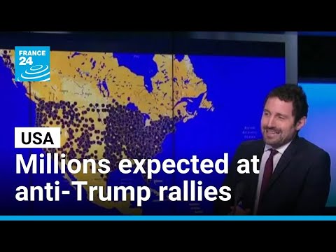 'No Kings' rallies expected to draw millions across the US against Donald Trump • FRANCE 24