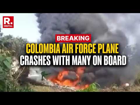 BREAKING: Colombian Military Plane Carrying About 100 People Crashes During Takeoff