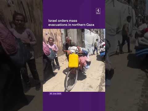 Israel orders mass evacuations in northern Gaza