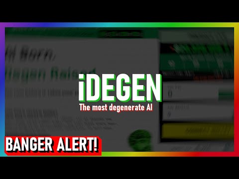 [HOT🔥] - iDEGEN could be the most degenerate crypto project and it's AI based too!