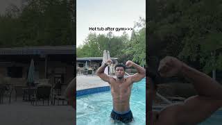 Feels good #fitness #motivation #abs #pool #shorts #physique #bodybuilding #fitnessmotivation