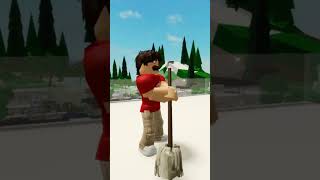 She shocked me   then😅 #roblox #shorts