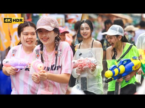 Songkran 2025 at Central World, Bangkok. World Best and Biggest Water Festival in Thailand