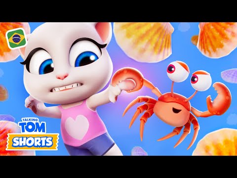 Angela e o Caranguejo 🦀 Talking Tom Curtas