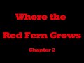 Exploring Chapter 2 of Where the Red Fern Grows