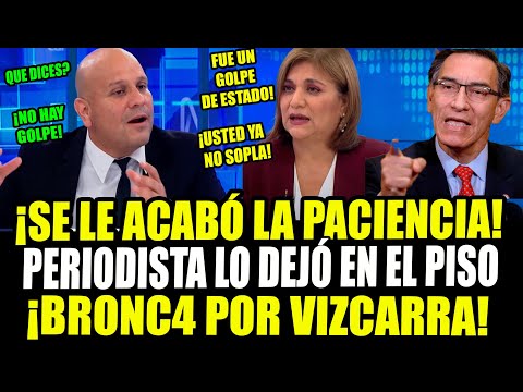 ¡FUE GOLPE DE ESTADO! PERIODISTA SE PELE4 CON DEFENSA DE VIZCARRA POR DISOLUCIÓN DEL CONGRESO