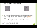 Plotting Coordinates and Grid Basics