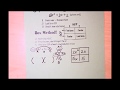 Factoring Trinomials with A Values