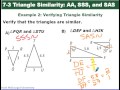 Triangle Similarity Concepts: AA, SSS, SAS