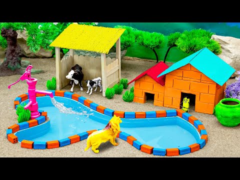 40 Minutes Satisfying with Unboxing Farmyards Playset Toys - Take Care Animals - Animal Sounds ASMR