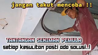 TANTANGAN  terbesar seniman pemula..!dalam membuat pintu geser/handerson