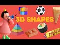 Exploring 3D Shapes: Faces, Vertices, and Edges