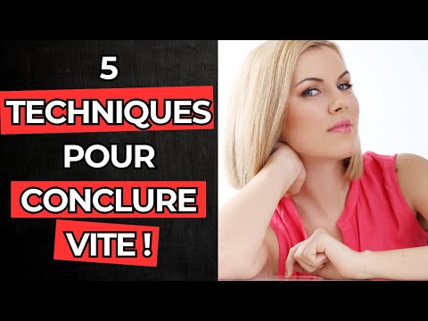 5 techniques pour conclure rapidement avec les femmes