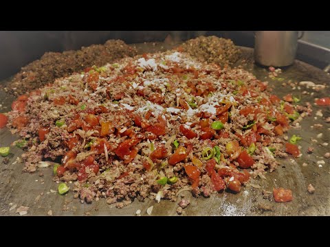 TAWA KEEMA - Hyderabad,  Pakistan - Beef with Green Chillies, Onions,Tomatoes, Ginger, Garlic Paste