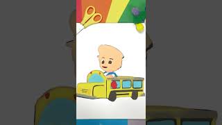 Full Body Nina Craft! ✂️ EASY CoComelon Character Craft #shorts #cocomelon