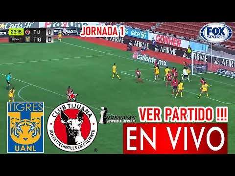 TIGRES VS. TIJUANA EN VIVO, PARTIDO HOY, J1, DONDE VER Tigres vs Tijuana Femenil, Canal Fox Sports ⚽