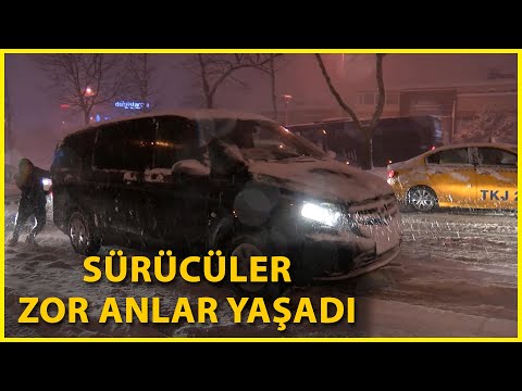 Beşiktaş’ta Araçlar Yolda Kaldı