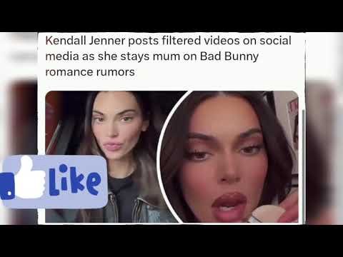 Kendall Jenner posts filtered videos on social media as she stays mum on Bad Bunny romance rumors